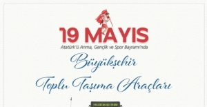 19 Mayıs Gençlik ve Spor Bayramı’nda ulaşım ücretsiz