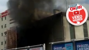 Kocaeli Devlet Hastanesi'nde yangın paniği